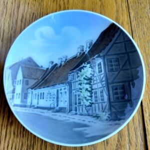 Royal Copenhagen Mini Dish Bowl with Aeroeskoebing motif, No. 4434